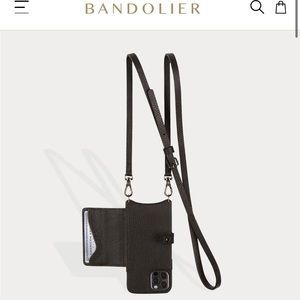 iPhone 12 Case MILA from Bandolier
MagSafe Charging Crossbody in Black/Pewter